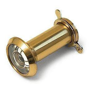 Deurspion 180 graden messing gepolijst, Doe-het-zelf en Bouw, Hang- en Sluitwerk, Klink of Kruk, Nieuw, Overige materialen