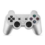 PS3 Controller Wireless Zilver (Third Party), Consoles de jeu & Jeux vidéo, Consoles de jeu | Sony PlayStation 3, Ophalen of Verzenden