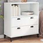 vidaXL Boekenkast VIKEN 80x40x90 cm bewerkt hout wit, Huis en Inrichting, Verzenden, Nieuw