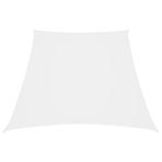 Zonnedoek Trapezium Wit 3/4x3m | Tweede Kansje | Tuin & B..., Tuin en Terras, Verzenden, Nieuw