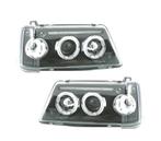 PHARES POUR PEUGEOT 205 90-96 ANGEL EYES FOND NOIR, Auto-onderdelen, Verzenden, Nieuw