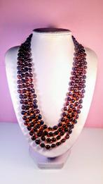 Extra lange Baltische amber - gemengde kleuren strand -