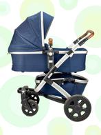 Joolz Geo2 Studio Blue refurbished tweedehands kinderwagen, Ophalen of Verzenden, Zo goed als nieuw, Verstelbare duwstang, Kinderwagen