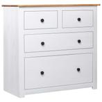 vidaXL Buffet Blanc 80x40x83 cm Pin Gamme Panama, Maison & Meubles, Verzenden, Neuf