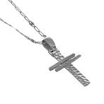 Ketting met hanger - 18 karaat Witgoud