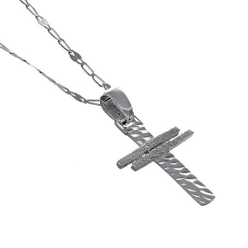 Ketting met hanger - 18 karaat Witgoud, Handtassen en Accessoires, Antieke sieraden
