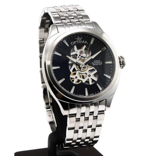 Optima - Atmos Swiss automatic - OSA485SK-SS-3 - Sans Prix, Handtassen en Accessoires, Horloges | Heren
