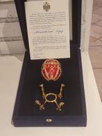 Fabergé ei - Fabergé-stijl - keizerlijk - Emaille, Verguld