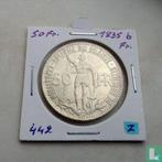 België 50 francs 1935 (FRA - muntslag) Brussels Expositi.., Postzegels en Munten, Verzenden, Losse munt, Goud