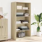 vidaXL Kledingkast 100x50x200 cm bewerkt hout sonoma, Huis en Inrichting, Kasten | Kleerkasten, Verzenden, Nieuw