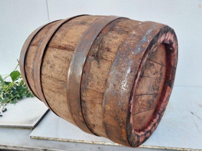 Vat - eik - oude zware bierton, Antiek en Kunst, Curiosa en Brocante