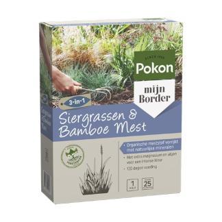 Siergrassen & bamboe mest | Pokon | 1 kg (Voor 25 planten), Tuin en Terras, Aarde en Mest, Verzenden