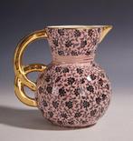 Boch Frères, La Louvière - Vase - Vase dart déco rose avec, Antiek en Kunst