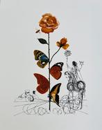 Salvador Dali (1904-1989) - La Rose Papillon - Coloured