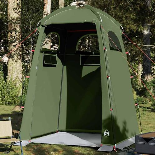 vidaXL Douchetent waterdicht olijfgroen, Caravans en Kamperen, Tentaccessoires, Nieuw, Verzenden