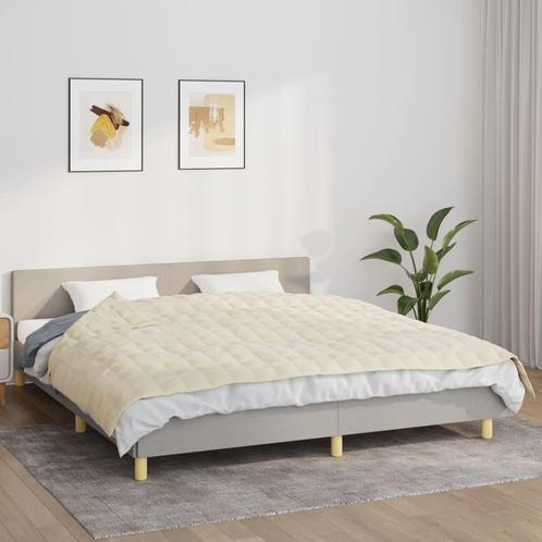 vidaXL Verzwaringsdeken 155x220 cm 11 kg stof, Huis en Inrichting, Slaapkamer | Bedden, Nieuw, Verzenden