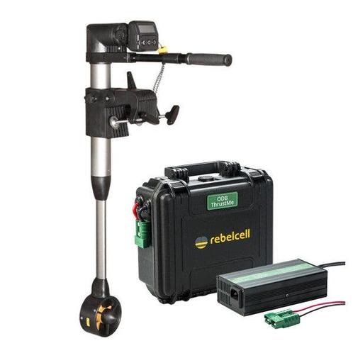 Bieden: Thrustme Kicker K01 electric outboard engine with b, Watersport en Boten, Buiten- en Binnenboordmotoren, Ophalen of Verzenden