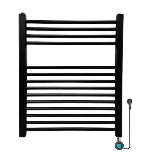 SALE - Lyra 80 x 60 cm - Elektrisch - Mat zwart - Radiator -, Doe-het-zelf en Bouw, Verwarming en Radiatoren, Nieuw, Ophalen of Verzenden