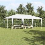 vidaXL Partytent Wit Groot (400 x 600 x 270 cm) Polyester en, Tuin en Terras, Partytenten, Verzenden, Nieuw
