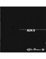1983 ALFA ROMEO ALFA 6 BROCHURE FRANS, Boeken, Nieuw