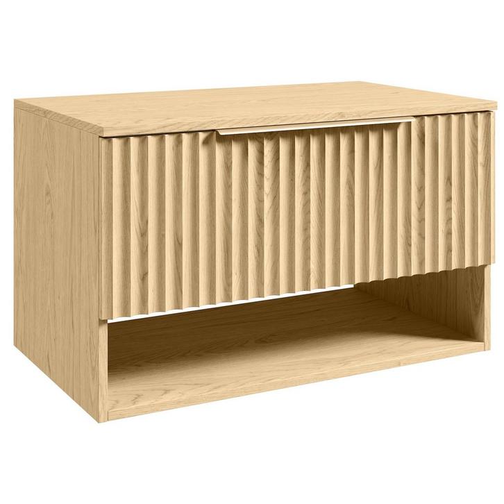 Badplaats Wastafelkast Kelo 80 cm - Eiken - Badmeubel, Huis en Inrichting, Badkamer | Badkamermeubels, Nieuw, Verzenden