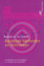 Basisboek Methoden en Technieken 9789020730302 en De Baarda, Boeken, Verzenden, Gelezen, En De Baarda