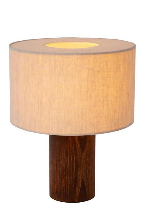 Lucide TACHINA - Tafellamp - 1xE27 - Naturel, Huis en Inrichting, Lampen | Tafellampen, Nieuw, Verzenden