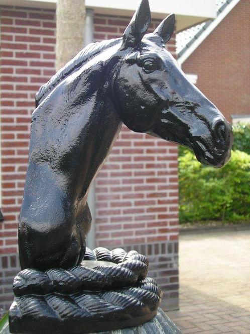 Statue, Zeer fraai Beeld (Buste) van een PAARD - 25 cm -, Antiek en Kunst, Curiosa en Brocante