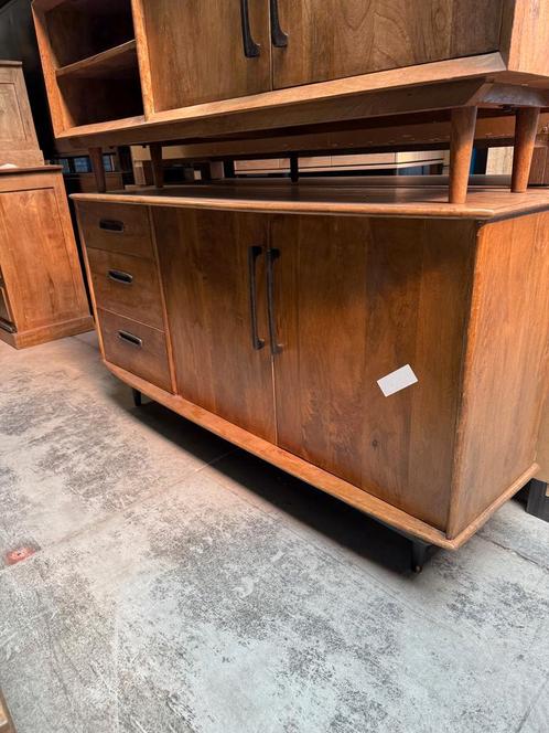 Elias dressoir, mangohout, Livingfurn (nieuw, outlet), Huis en Inrichting, Kasten | Dressoirs, Nieuw, Overige houtsoorten, Metaal