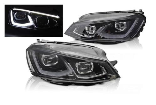 Full LED koplampen Light Black geschikt voor VW Golf 7, Auto-onderdelen, Verlichting, Nieuw, Volkswagen, Verzenden