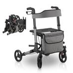 2dekans | Juskys Aluminium Rollator - Met Zitting -, Diversen, Rollators, Ophalen of Verzenden, Nieuw