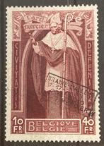 Belgique 1932 - Cardinal Mercier avec imprimé Braine, Gestempeld
