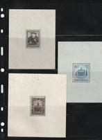 Belgique 1935/1936 - 3 blocs inutilisés : Dimensions Bloc#4A, Postzegels en Munten, Postzegels | Europa | België, Gestempeld