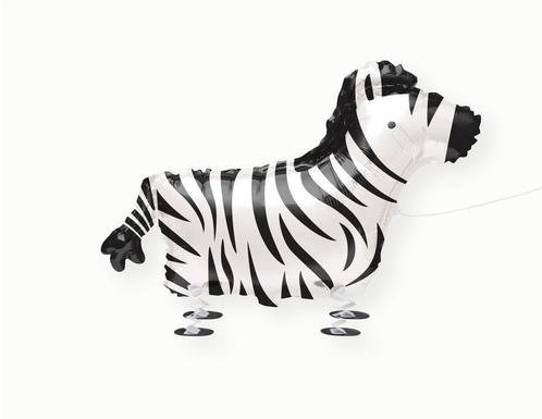 Zebra Airwalker met Lint, Hobby en Vrije tijd, Feestartikelen, Nieuw, Verzenden