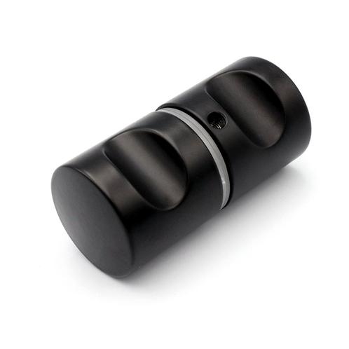 Douchedeurknop 707 rond 30mm - Zwart, Doe-het-zelf en Bouw, Glas en Ramen, Nieuw, Verzenden
