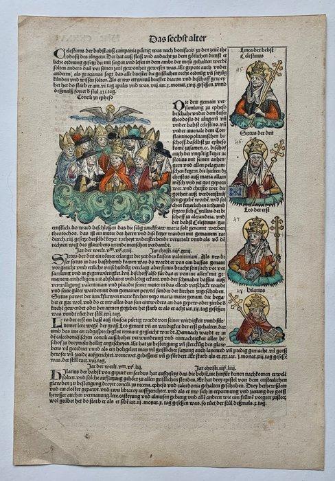 Hartmann Schedel/ Wohlgemut/ Pleydenwurff/Dürer - The, Antiek en Kunst, Antiek | Boeken en Manuscripten