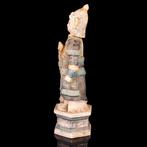 Oud-Chinees, Ming-dynastie Pottery Warrior Figure - 36.5 cm, Antiek en Kunst
