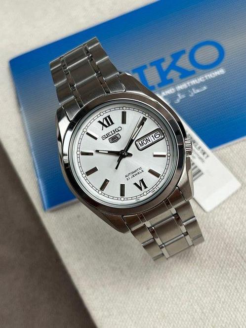 Seiko - 5 - Automatic Day Date - Zonder Minimumprijs -, Handtassen en Accessoires, Horloges | Heren