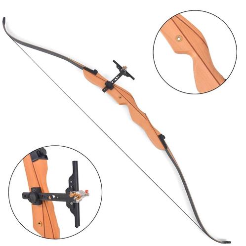 vidaXL Recurveboog voor volwassenen 68 30 lb, Sport en Fitness, Handboogschieten, Nieuw, Verzenden