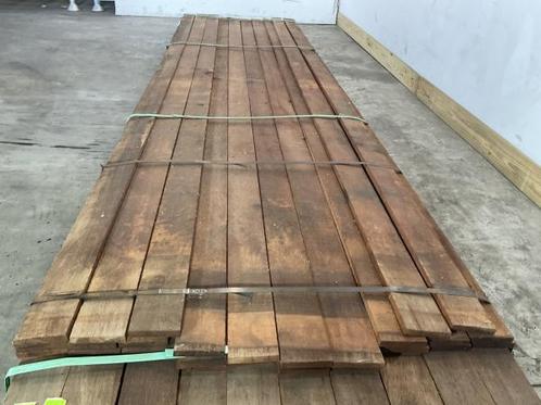 Veiling - 25x Vermelho hardhouten beschoeiingsplank 450x10x1, Doe-het-zelf en Bouw, Hout en Planken