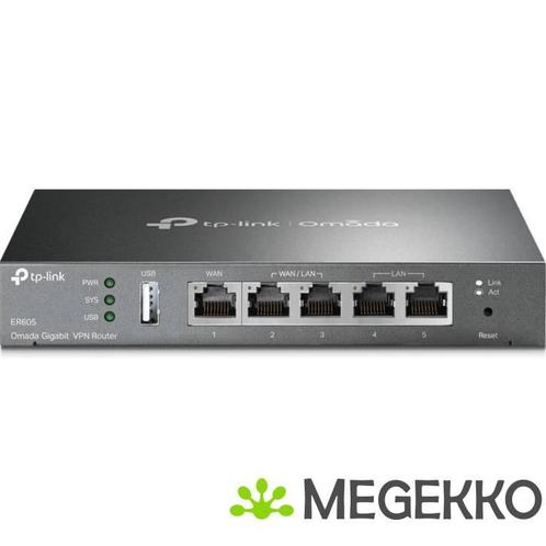 TP-LINK Omada 5-Port VPN ER605, Computers en Software, Overige Computers en Software, Nieuw, Verzenden