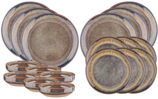 2dekans | GENESIS Essentials Servies - 18 stuks - Basalt, Huis en Inrichting, Keuken | Servies, Ophalen of Verzenden