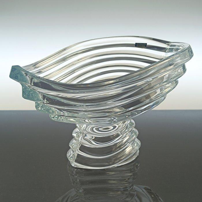 Tafelmiddenstuk - Wave - Kristal - Boheemse kristallen, Antiek en Kunst, Antiek | Glaswerk en Kristal