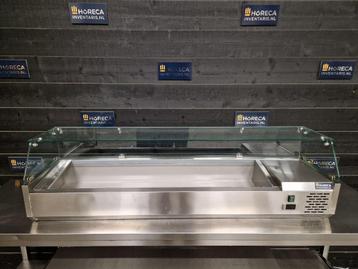 Opzet koelvitrine | glas | 1/3 GN | 160 cm beschikbaar voor biedingen
