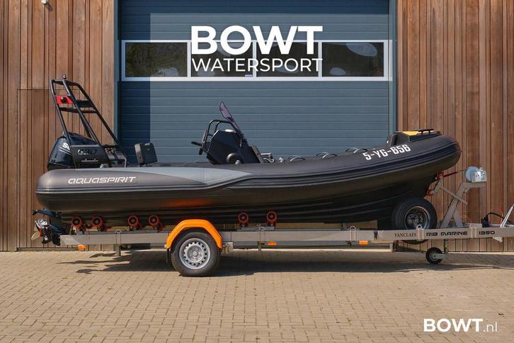 AQUASPIRIT S530CC | Suzuki 100pk | 2023 | 69u | Vanclaes, Watersport en Boten, Rubberboten, Ophalen