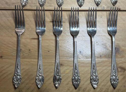 Ménagère pour 12 personnes (12) - Argent 800 - Couverts en, Antiek en Kunst, Antiek | Zilver en Goud