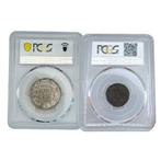 Zwitserland. Silver 2 Francs 1921 B (XF45) + Bronze 2 Rappen, Postzegels en Munten