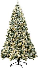 Kerstboom met verlichting - Kunstkerstboom - 225 cm - Met st, Diversen, Kerst, Verzenden, Nieuw
