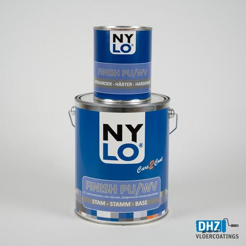 Nylo Finish PU/WV  -  transparante 2K vloercoating/betonverf, Doe-het-zelf en Bouw, Verf, Beits en Lak, Verf, Nieuw, Verzenden