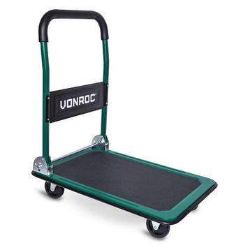 VONROC - TT502XX Plateauwagen – Opvouwbaar – max. 150kg - beschikbaar voor biedingen